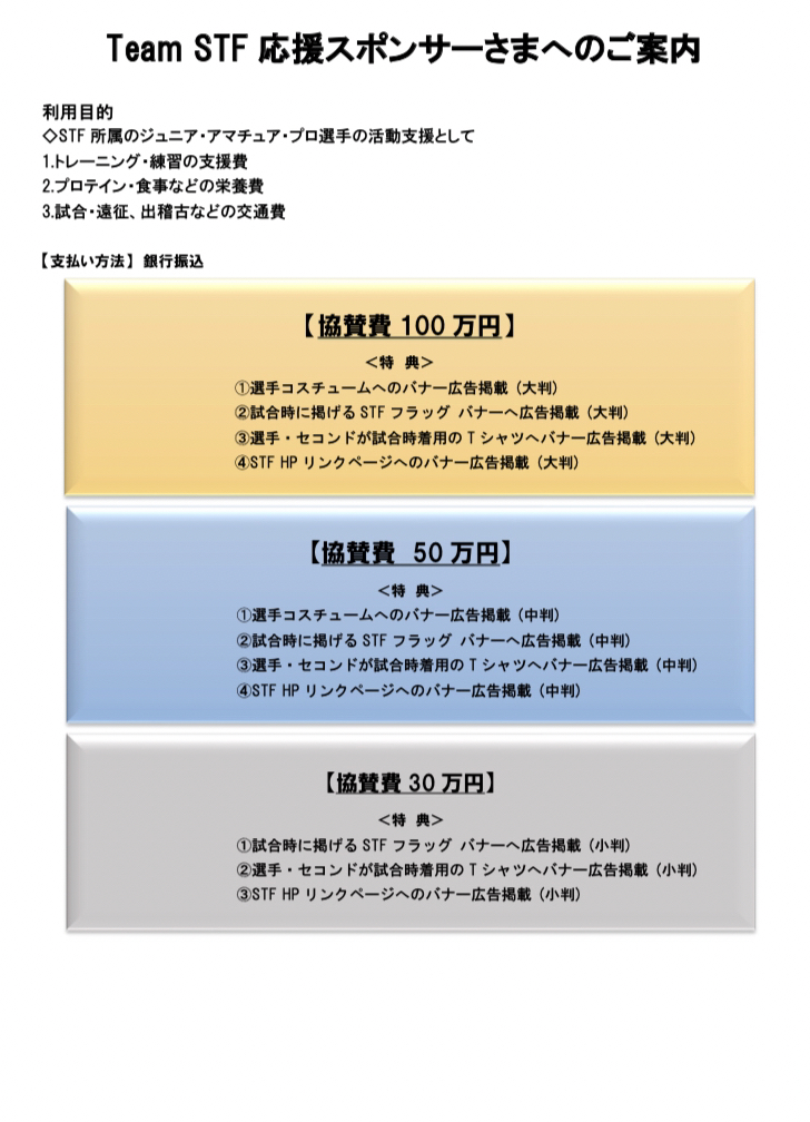 ◆Team STF 応援スポンサーさま募集中‼️ content media