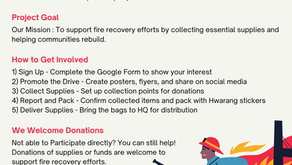 [Hwarang HQ] Fire Relief & Recovery Project