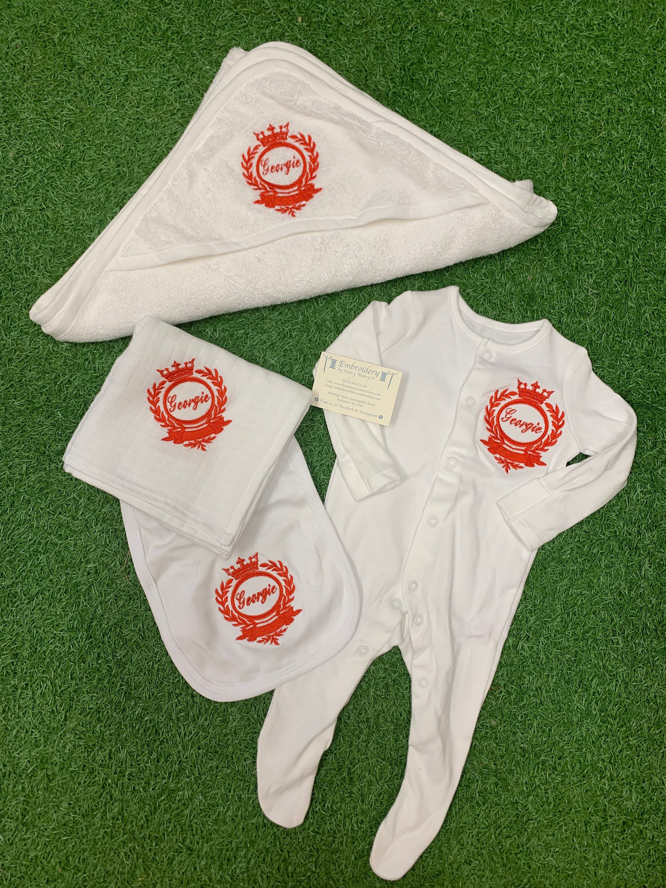 Crown Crest Bath Time Set 