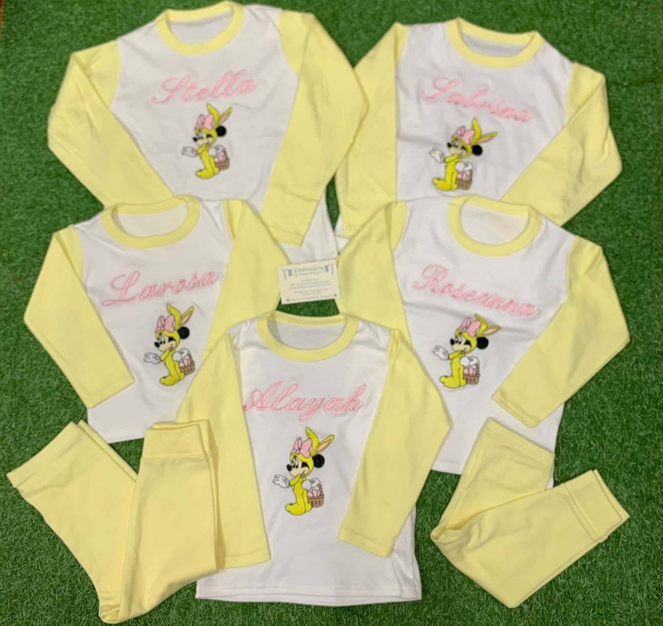 Easter Girl & Boy Mouse pjs (ready by the week before Easter)