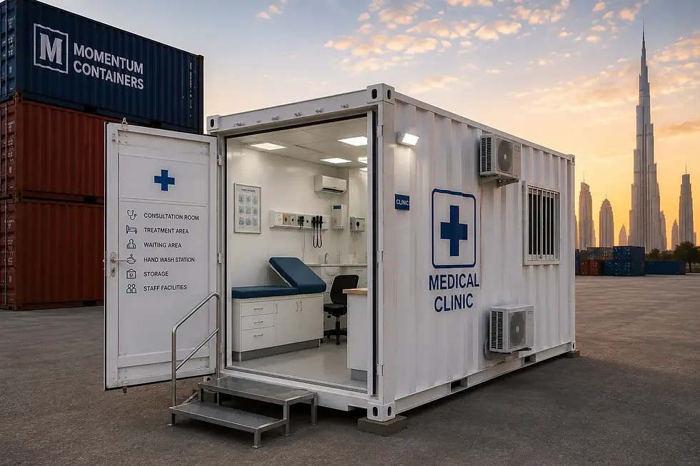 Container Clinics in UAE: What a Medical Container Conversion Requires