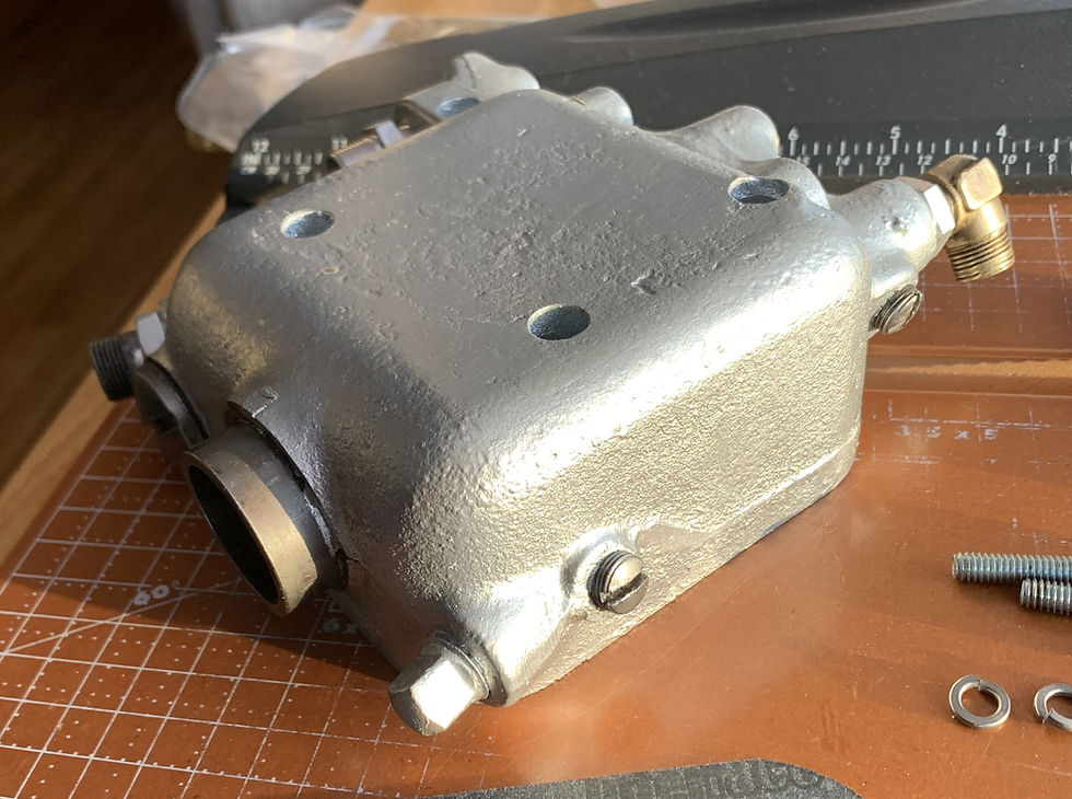 Thumbnail: 1941 to 1947 Indian Motorcycle Chief , 741 & Sport Scout Cast Iron Oil Pump