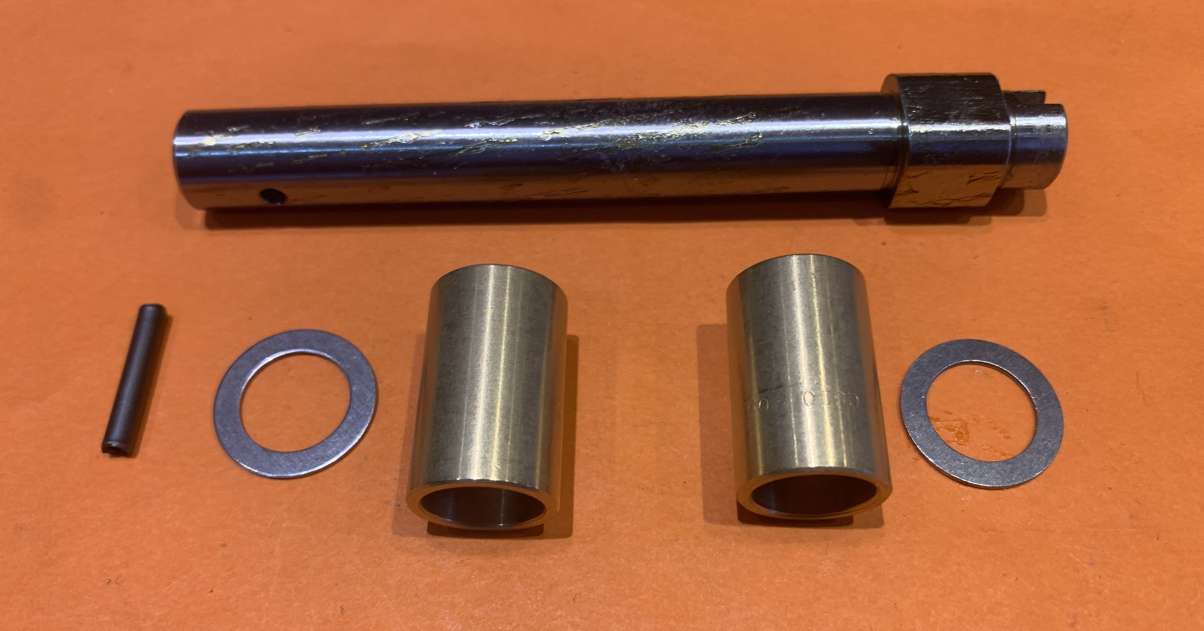 1936 / 42 Indian Motorcycle Four Distributor Shaft Bushings Thrust Washer & pin