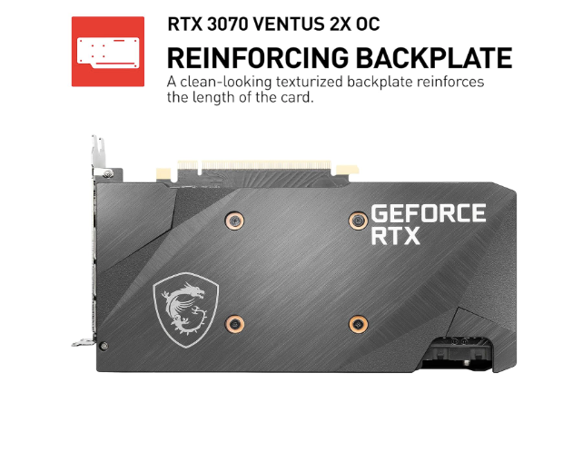 Thumbnail: MSI GeForce RTX 3070 Ventus 2X OC 8GB GDDR6 256-bit Gaming Graphic Card