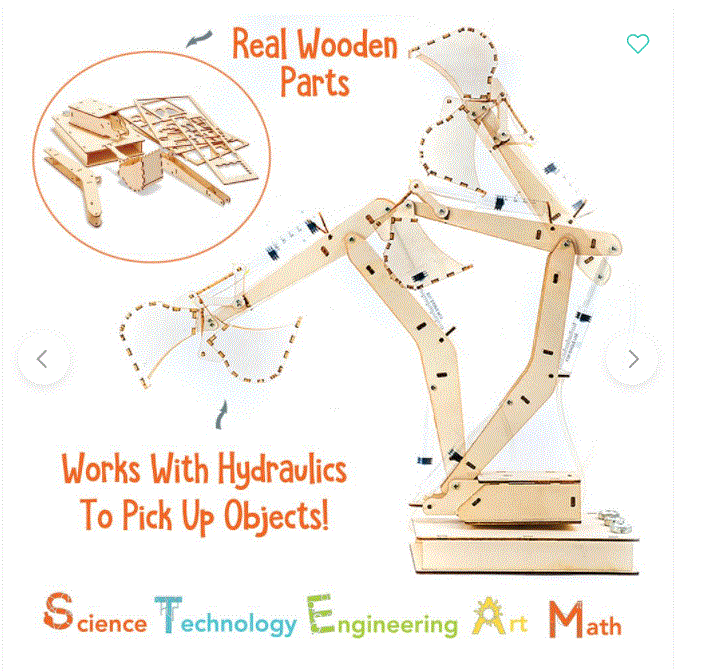 Thumbnail: S.T.E.A.M. Kit: Build Your Own Hydraulic Excavator