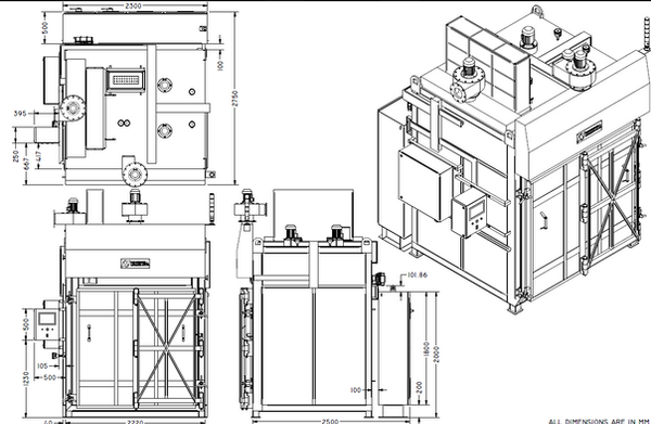 Industrial Oven & Hot Oil Heating System