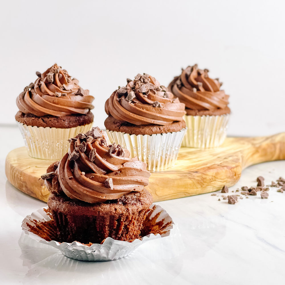 Easy Chocolate Condensed Milk Cupcakes