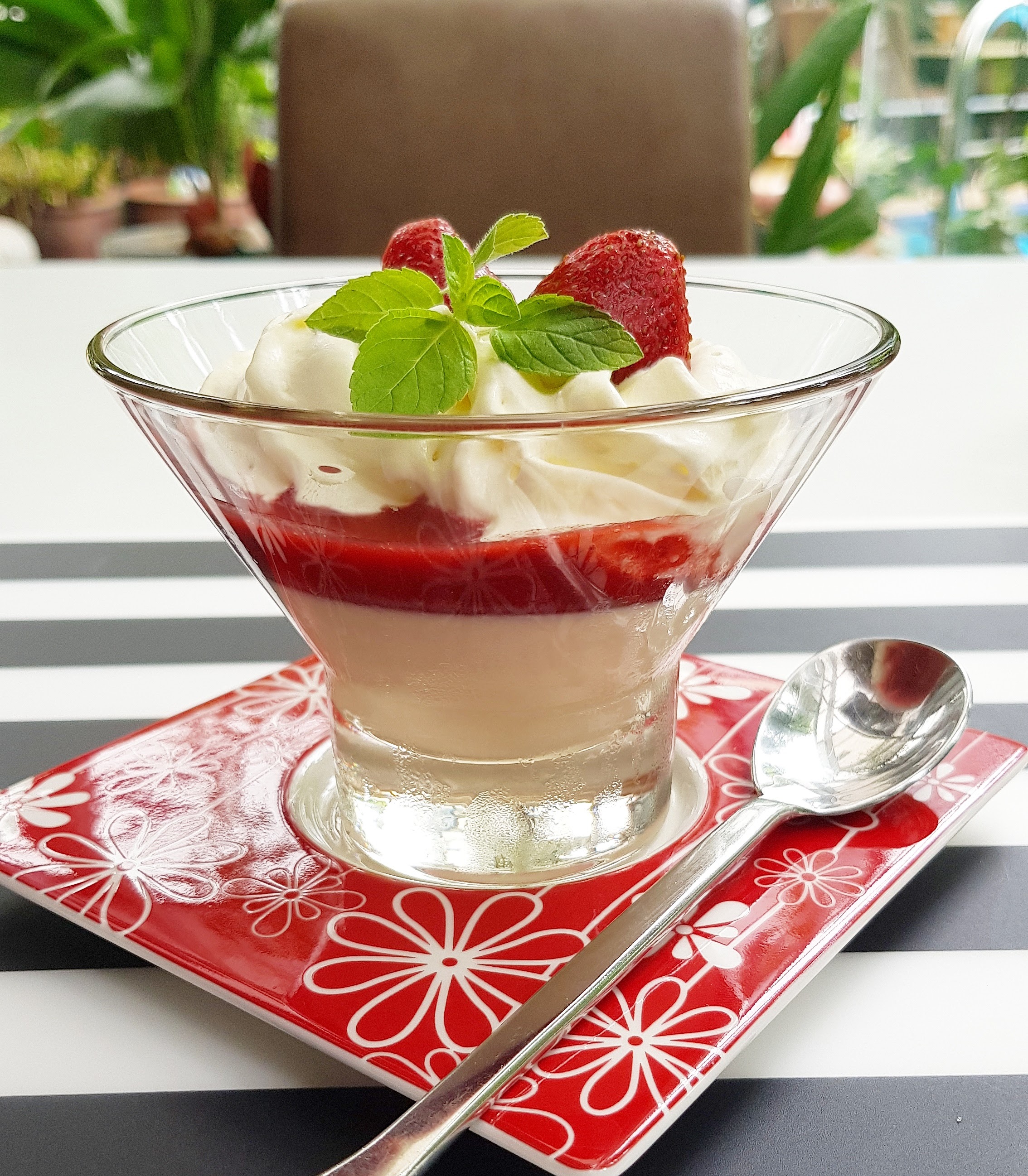Strawberry Panna Cotta