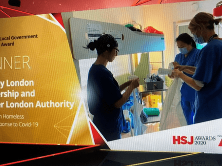 Healthy London Partnership win for Homeless COVID-19 Response