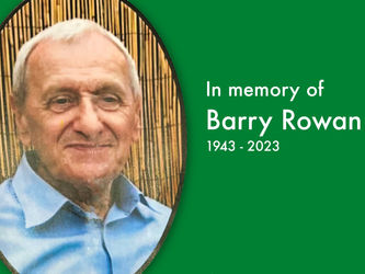 In memory of Barry Rowan