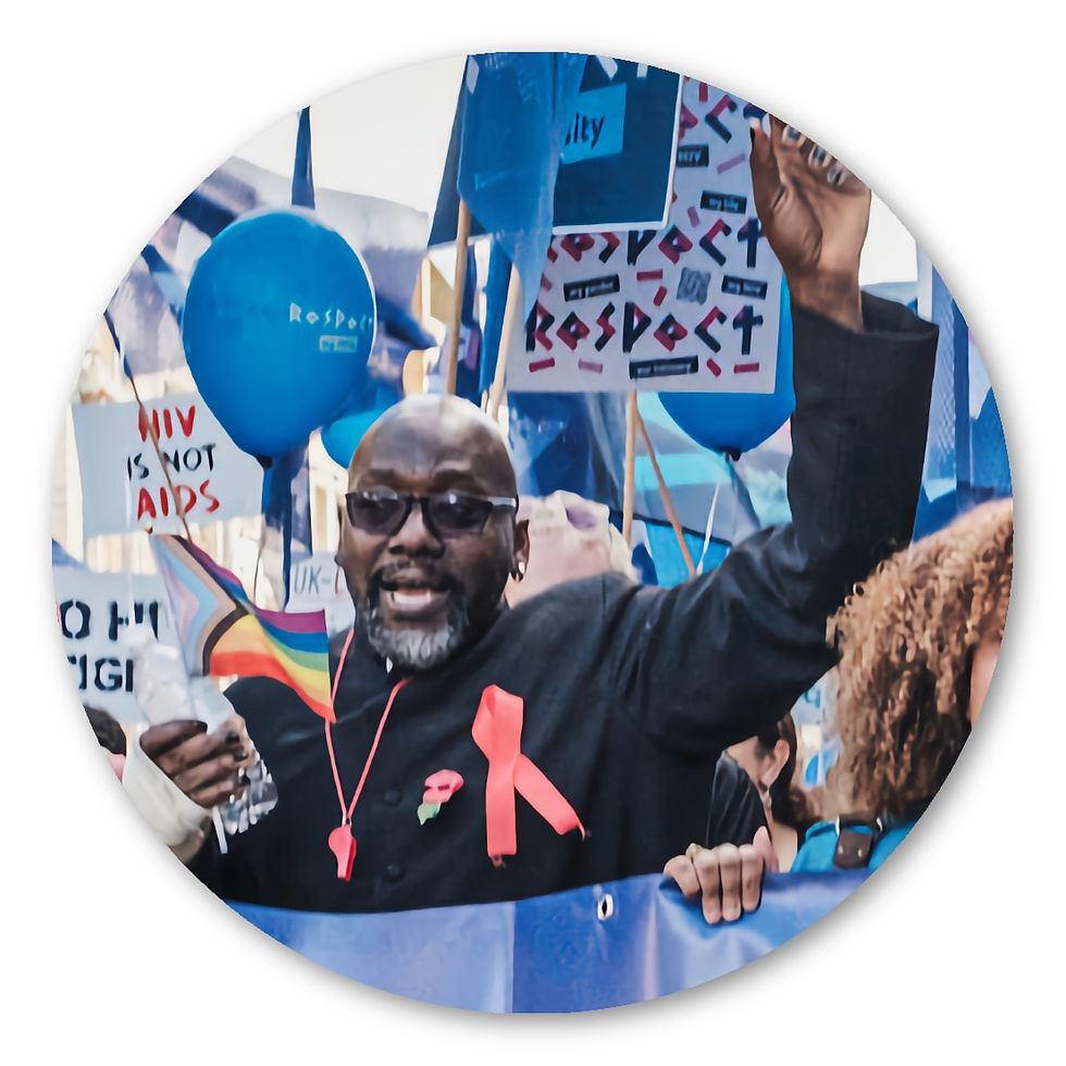 Reverend Jide Macaulay on a Respect my HIV march in London