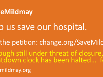 The potential lifeline for Mildmay during the COVID-19 crisis has stalled