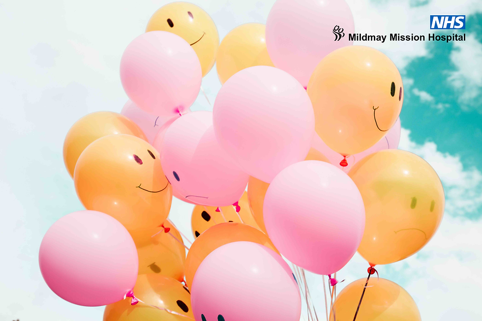 Balloons with Smiley faces