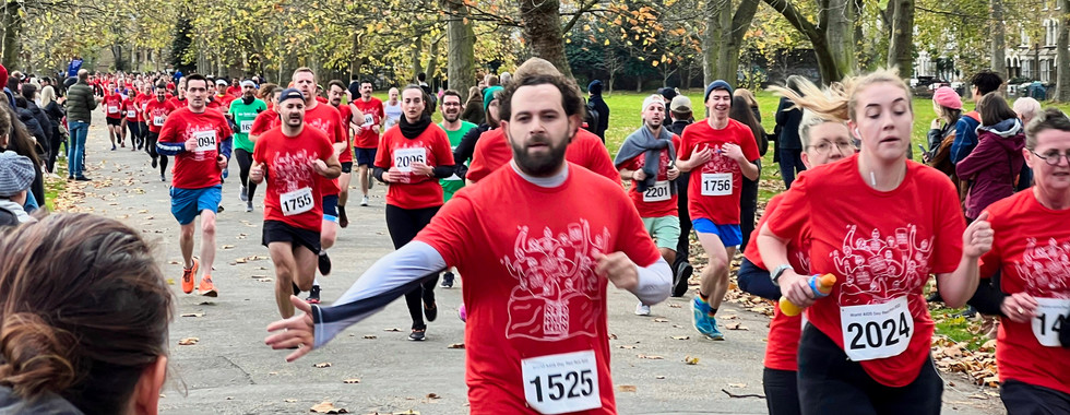 Red Run 2022 in Victoria Park, Hackney