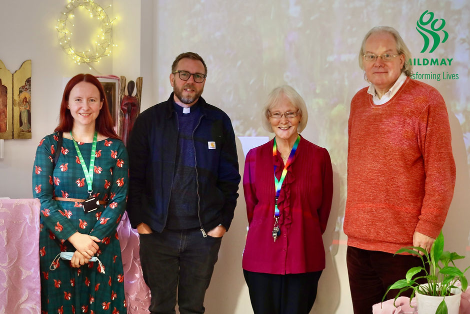 Teri and Bernie from Mildmay, James and John from St Jude's Church