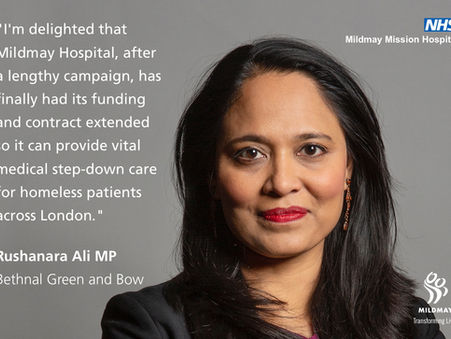 Huge thanks to our MP, Rushanara Ali