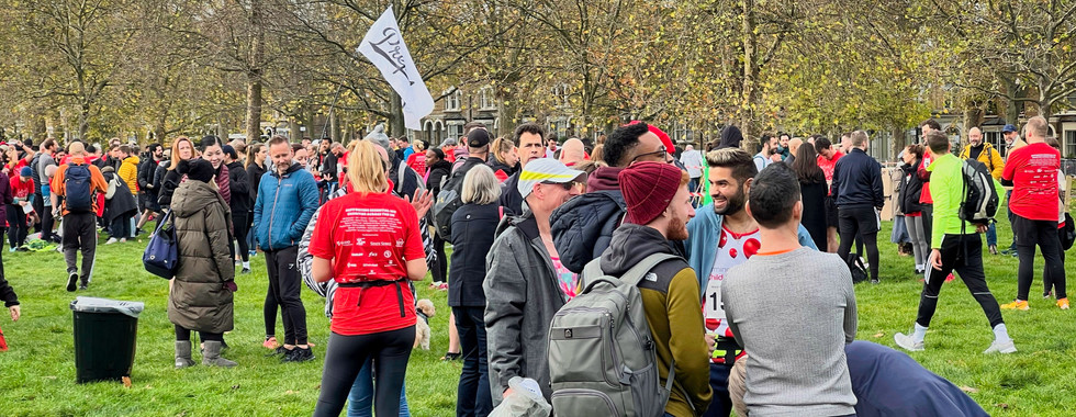 Red Run 2022 in Victoria Park, Hackney