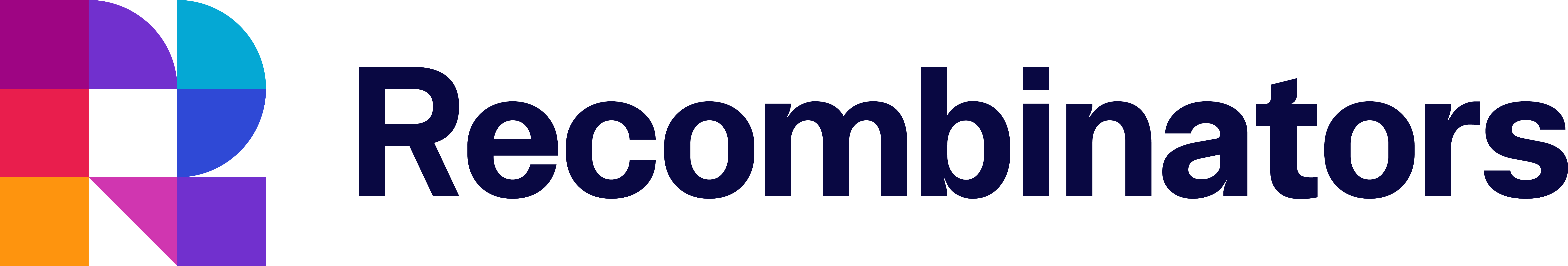 Recombinators logo – strategic innovation consulting for business challenges, training solutions, and delivery support.