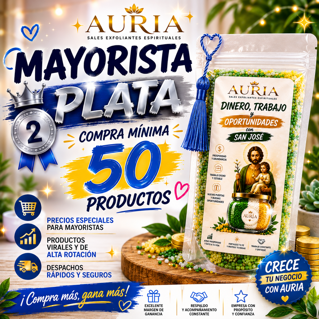 MAYORISTA PLATA ¡Recibe 50 Productos!