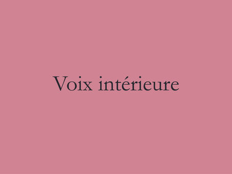 Les 3 voix intérieures