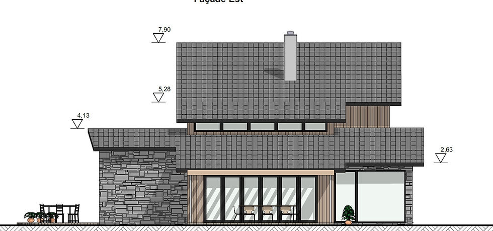 Une grande maison aux multiples facettes