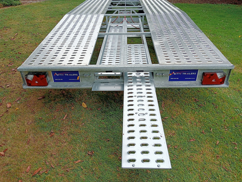 Thumbnail: ACTIV Beavertail Turntable Trailer 7m x 2.3m 3500Kg