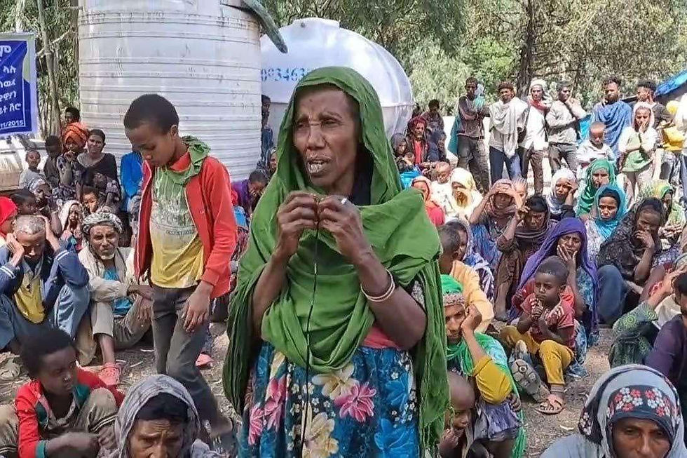 Large community gathering and celebration