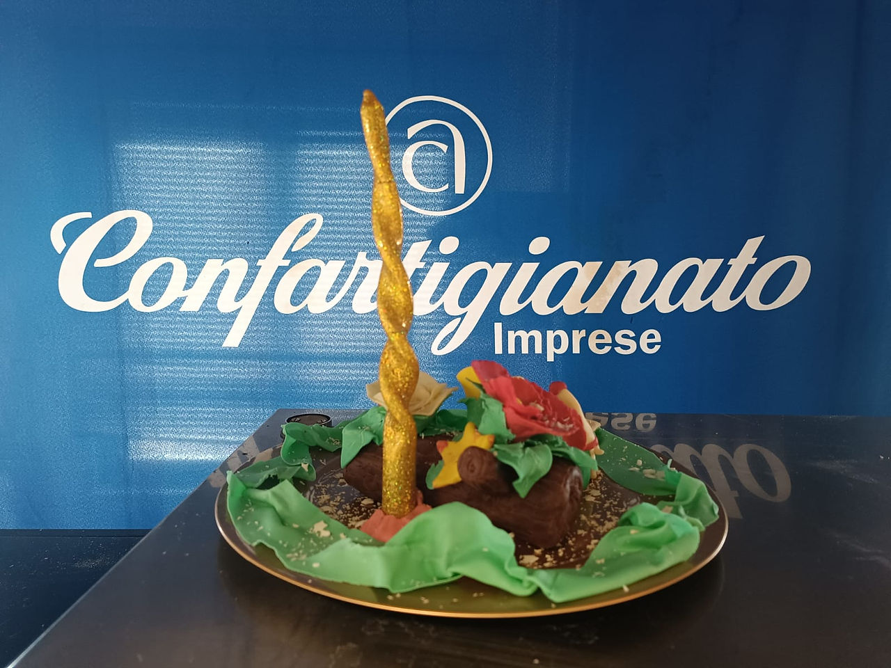 natale con cioccolato plastico