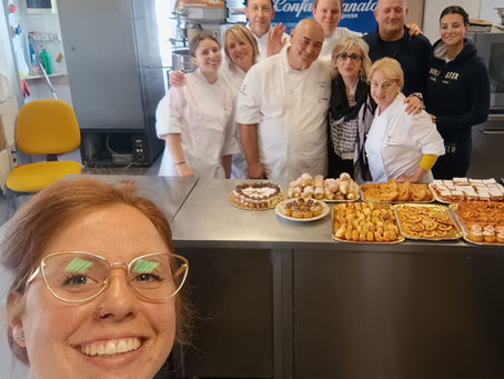 Corso Pasticcere Avviso Mestieri Linea 2 - work experience per il pasticciere del futuro - allievi alle prime prove pratiche e già bravi