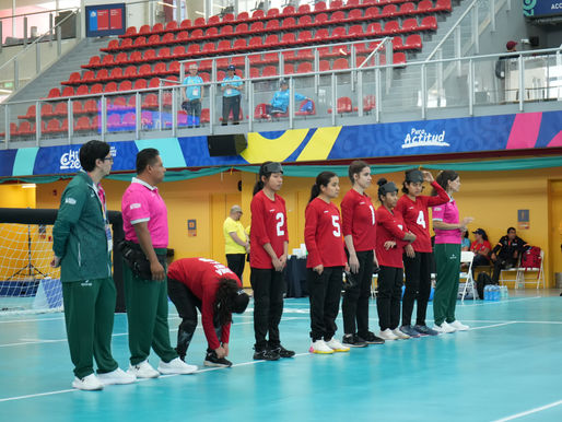 Potente inicio de México en el Golbol femenil de Chile 2025