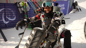 Arly Velásquez brilla en 15º lugar del Super-G en Milano Cortina 2026