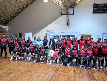 COPAME ENTREGA UNIFORMES A SELECCIONES DE FUTBOL DE CIEGOS