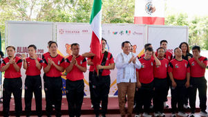 ABANDERAN SELECCIÓN DE FUTBOL CON SINDROME DE DOWN