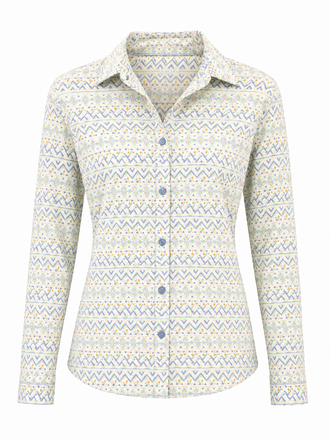 EUC Dover Saddlery Long Sleeve Aztec Print Schooling Shirt – Size M
