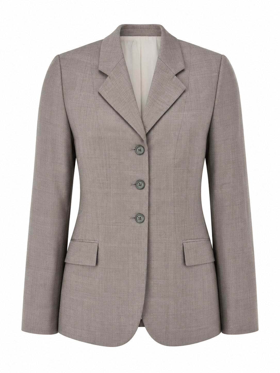 GUC Grand Prix Wool Hunt Coat Size 14 R Brown Windowpane