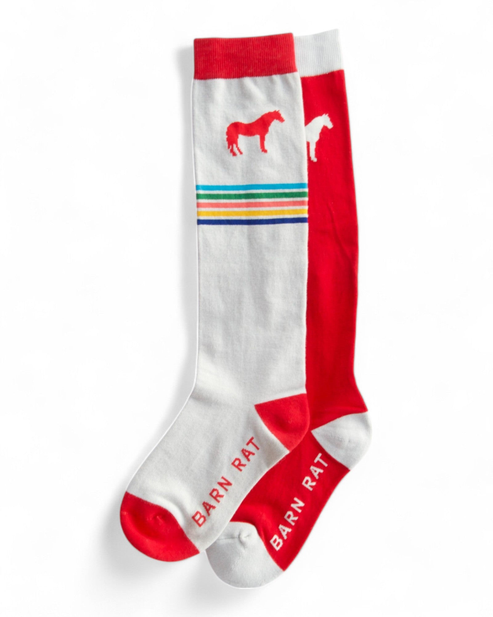 Growing Up Barn Rat - Mismatched Barn Rat Socks