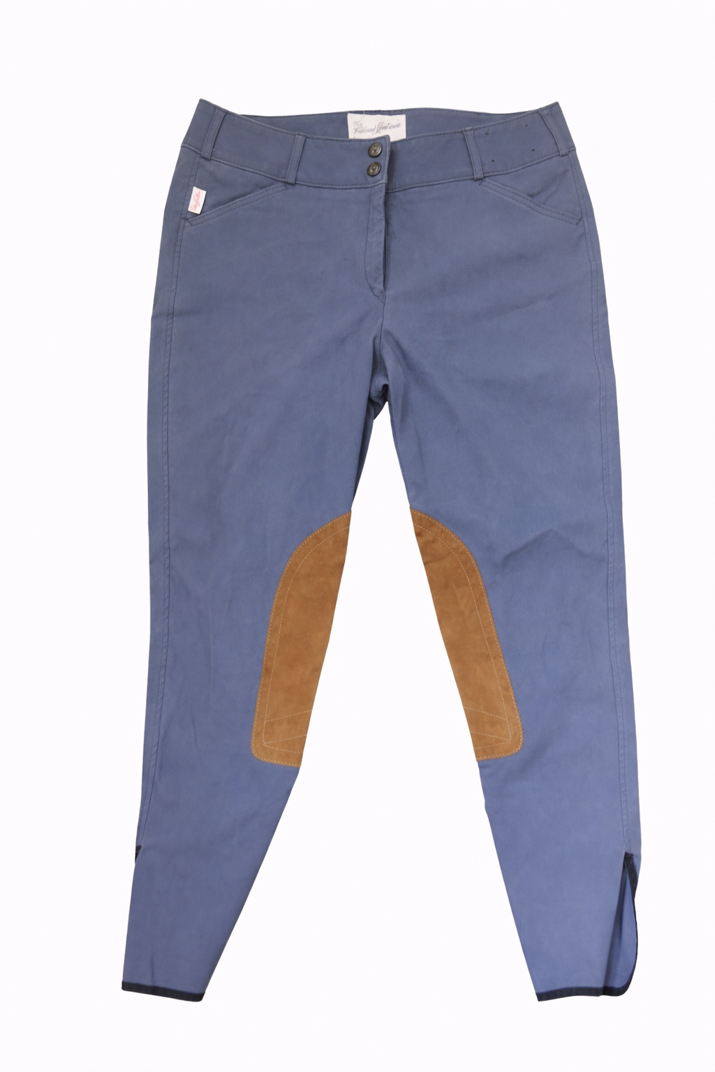 EUC Tailored Sportsman Trophy Hunter Low-Rise Front-Zip Breech Slate Blue 32