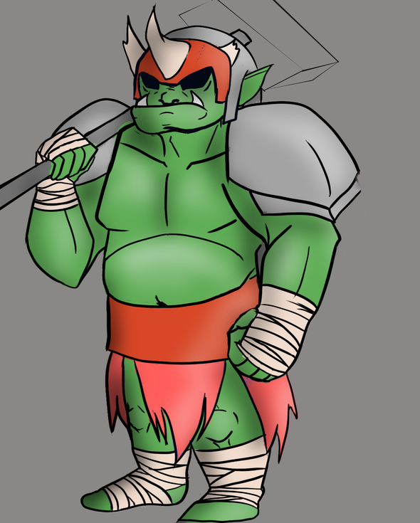 Orc Concept Art Colour 1