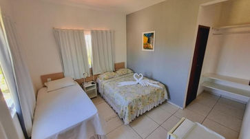Quarto com cama no Cantinho da Melão 6