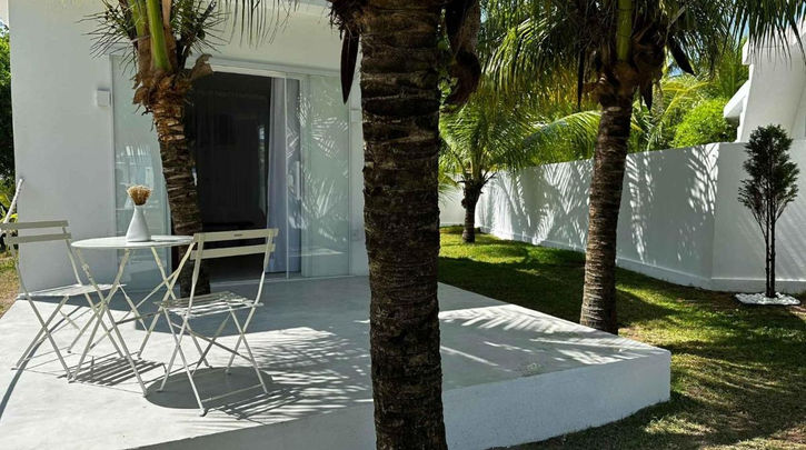 Área de lazer no Pe na Areia Boutique Hotel 28