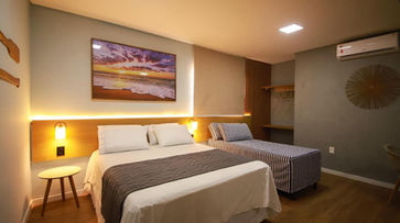 Quarto com cama no O Azul de Maragogi 3