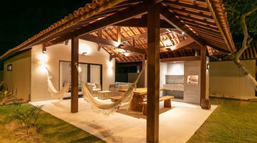 Área de lazer na Costa Dourada Village 3