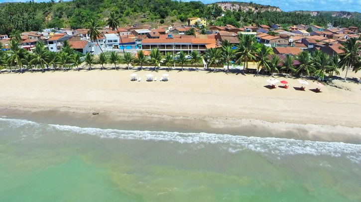 Praia na Pousada Coqueiro Verde