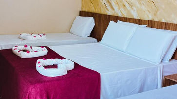 Quarto com cama no FLAT BADEJO 3