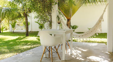 Área de lazer no Pe na Areia Boutique Hotel 3