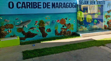 Fachada da hospedagem na Pousada o Caribe de Maragogi