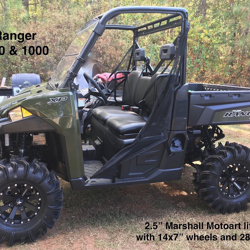 2.5" Lift Kit Polaris Ranger 2012 marshallmotoart