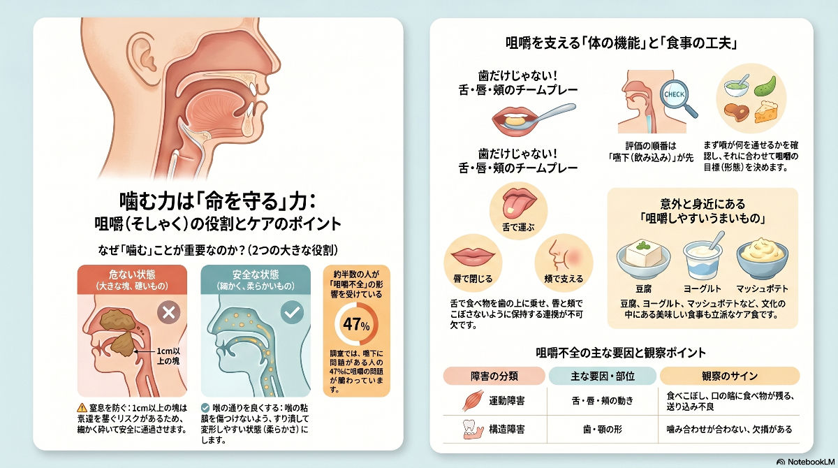 介護職：ChapterⅢ 診断 6．口腔　咀嚼