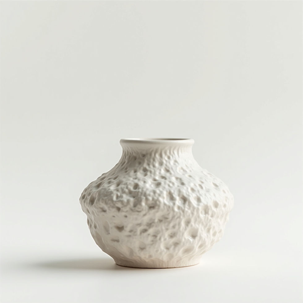 Sculpted Ceramic Vessel