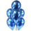 Thumbnail: Chrome Balloons (Pack Of 5)  (5, Blue)